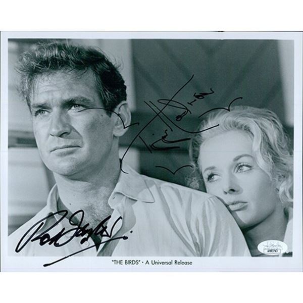 The Birds Rod Taylor And Tippi Hedren Signed Photo JSA Authenticated