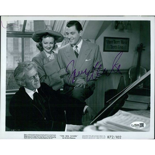 The Big Store Tony Martin Signed Photo JSA Authentic