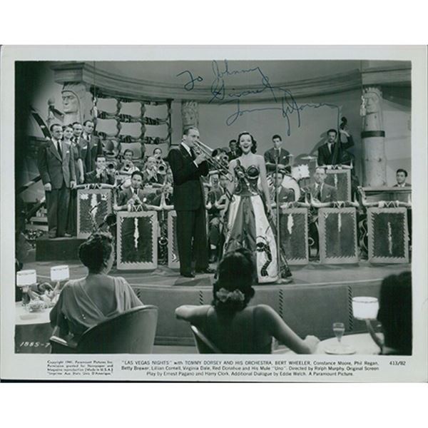 Jazz Musician Tommy Dorsey Signed Photo JSA Authenticated