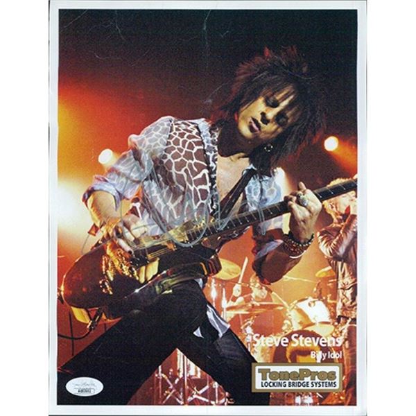 Billy Idol Lead Guitarist Steve Stevens Signed Photo JSA Authenticated