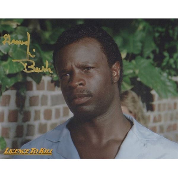 Licence To Kill Grand L Bush Signed Photo