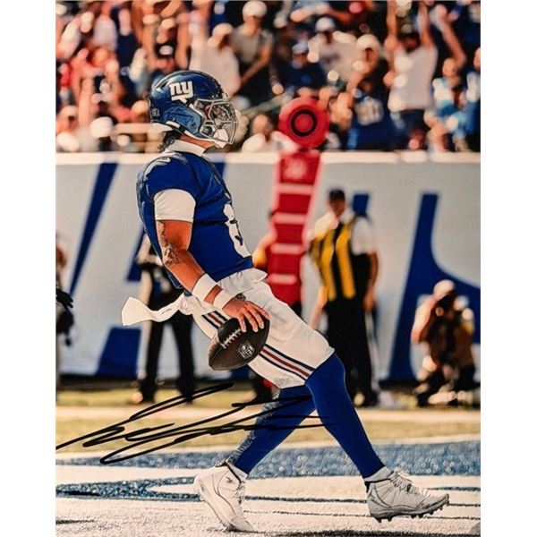 New York Giants Jaxson Dart signed photo