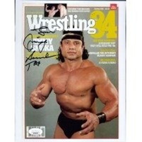 WWF WWE Jimmy Superfly Snuka Signed Photo