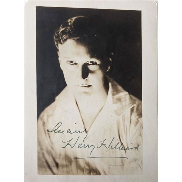 Actor Harry Hilliard signed photo card