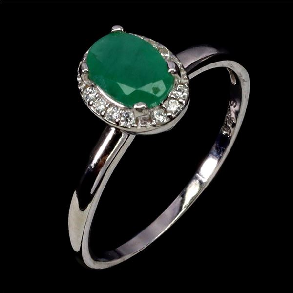 Natural Brazil Emerald Ring