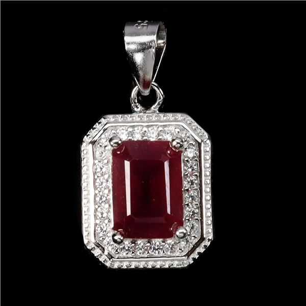 Natural Pigeon Blood Red Ruby Pendant