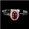 Image 1 : Natural Pigeon Blood Red Ruby Ring