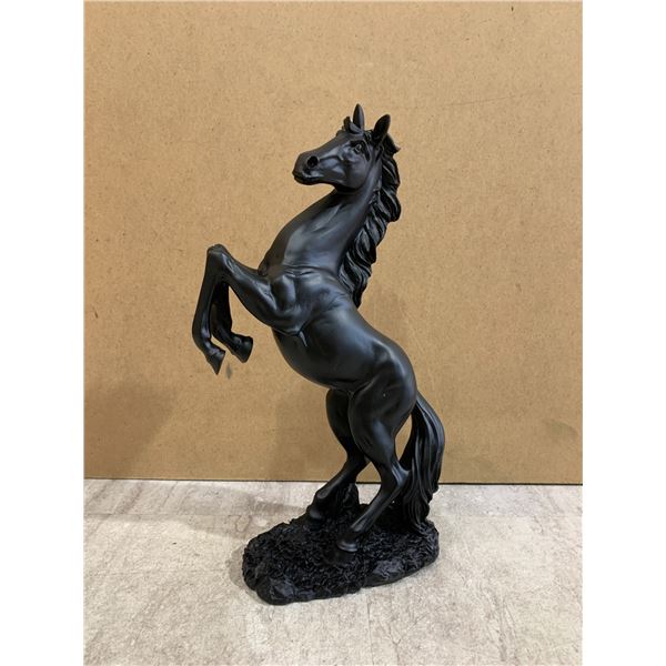 12.2in Horse Resin Statue