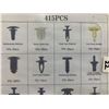 Image 3 : 415 PCS Automotive Plastic Fastener Retainer Kit