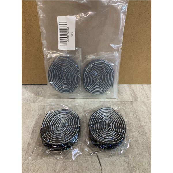 Lot Of 4 Self Adhesive Resin Rhinestone Ribbons