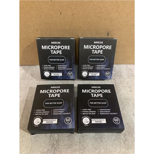 Lot Of 4 MRECKE Mircropore Tape For Better Sleep