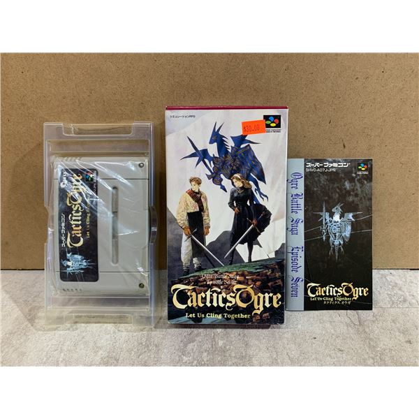 Japanese Import - Tactics Ogre: Let Us Cling Together - Super Famicom