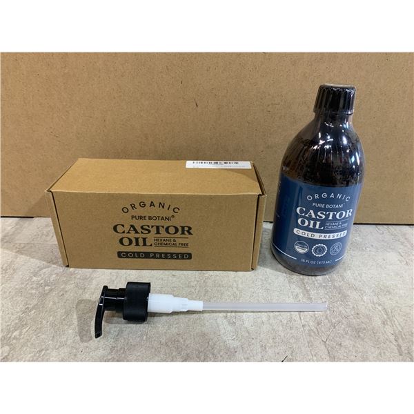 Organic Pure Botani Castor Oil - Cold Pressed