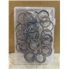 Image 2 : Metal Curtain Rings With Plastic Hooks