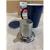Image 3 : Tossow Ceramic Tea Mug With An Infuser & A Dark Blue Lid
