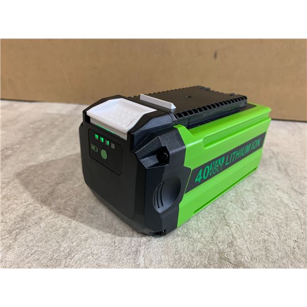 Replacement 40V Lithium-Ion Battery - Compatible With Greenworks G-MAX Tools - Aftermarket