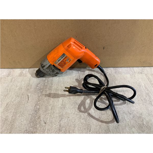 Vintage Orange Black & Decker 3/8" Corded Drill