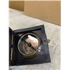 Image 3 : Vintage Style Reproduction Maritime Brass Compass - Built Into Wooden Box