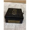 Image 4 : Vintage Style Reproduction Maritime Brass Compass - Built Into Wooden Box
