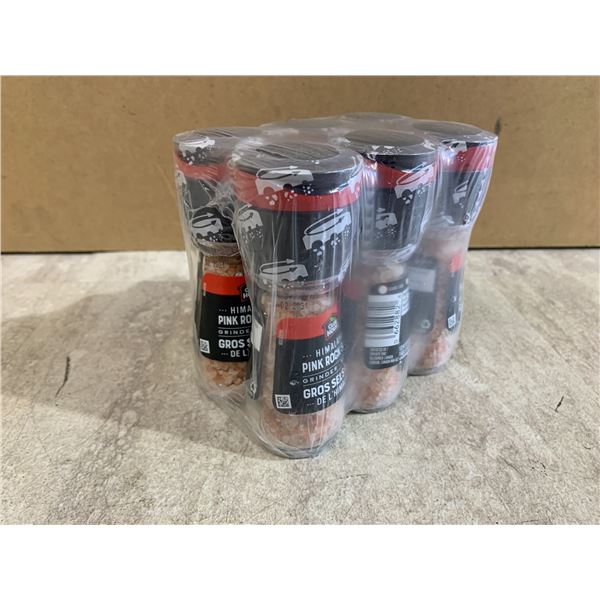 6 Pack - Club House Himalayan Pink Rock Salt Grinders