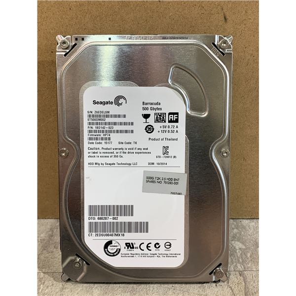 Seagate Barracuda 500GB SATA Hard Drive