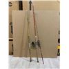 Image 1 : Lot Of 2 Multiple Piece Complete Old Fishing Rods