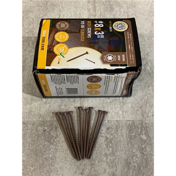 250 PCS - #8x3in Deck Screws