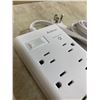 Image 2 : Addtam Surge Protector Power Strip - 6 AC Outlets - 4 USB Charging Ports