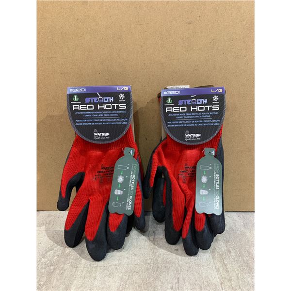 Lot Of 2 Packs Of Watson Red Hots Gloves