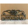 Image 3 : Metal Welcome Sign Décor