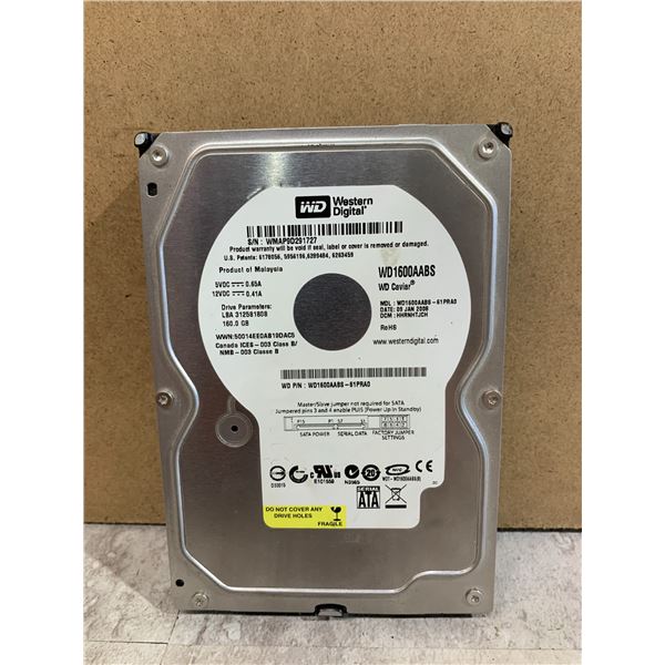 Western Digital 160 GB Computer Hard Drive