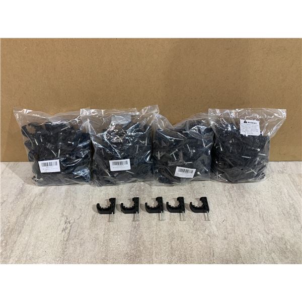 Lot Of 4 Bags Of Plumbing Half Clamps - 1in