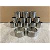 Image 1 : 14 PCS - Ateco Stainless Steel Cake Rings