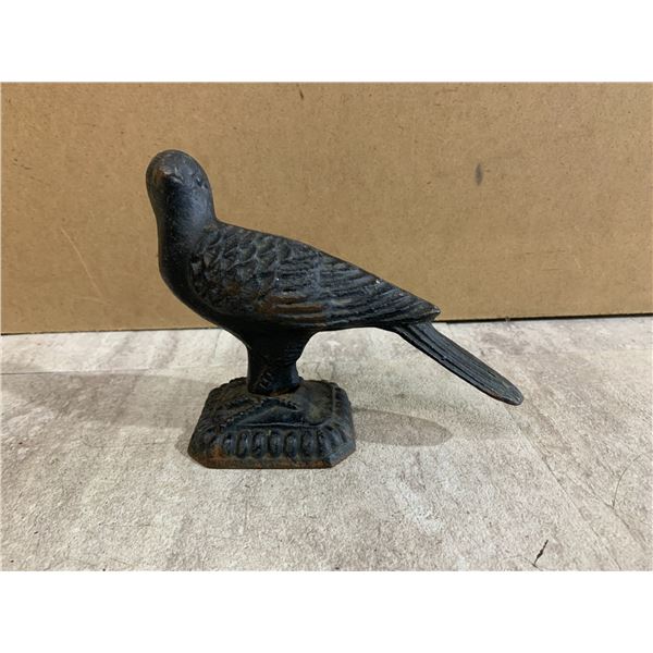 Vintage Cast Iron Bird Figurine