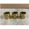 Image 1 : Hooshing 3 PCS Brass Garden Hose Adapter