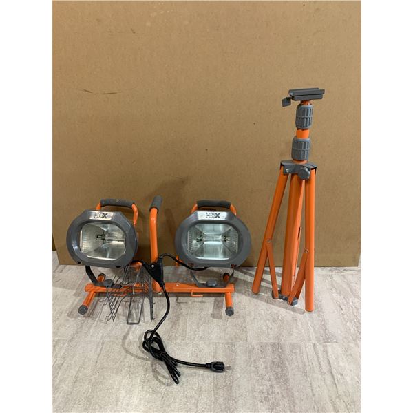 HDX 1200-Watt Halogen Tripod Work Light