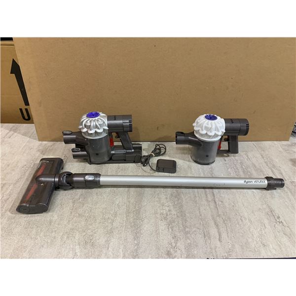 Lot Of 2 Dyson V6 Cordless Vacuums - Include Attachment & Chargers