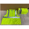 Image 1 : Lot Of 10 Yellow High Vis Jacket - Size S/M