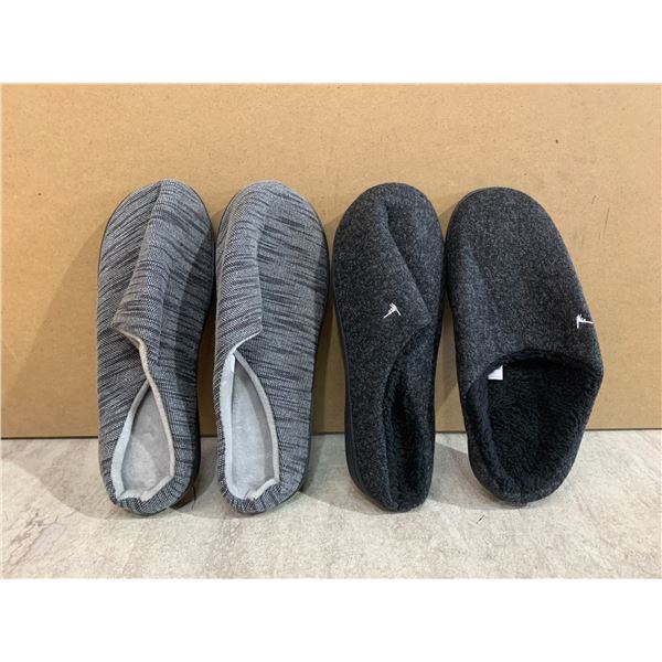 Lot Of 2 Different Patterned Unisex Home Slippers - Size 42/43