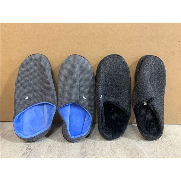 Lot Of 2 Different Patterned Unisex Home Slippers - Size 40/41