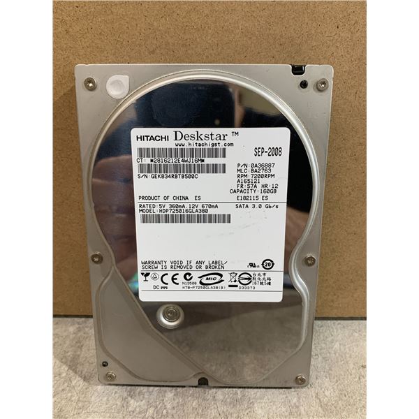 Hitachi Desk Star Computer Hard Drive - 160GB