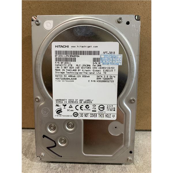 Hitachi Computer Hard Drive - 2TB