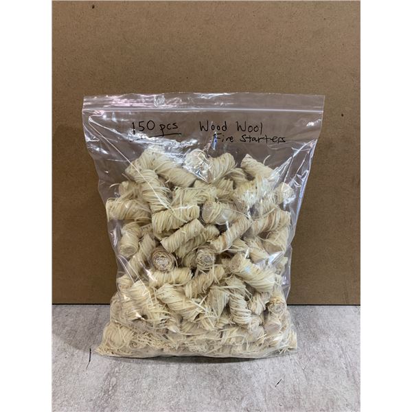 150 PCS - Wood Wool Fire Starters