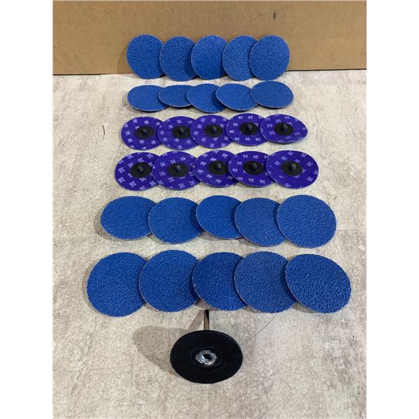 30 Sanding Discs - 60 Grit - Includes Attachment