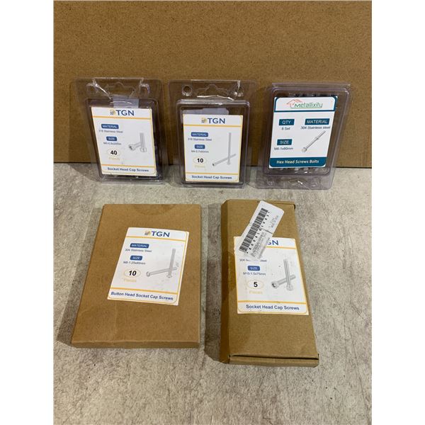 Assortment Of Different Screws & Bolts