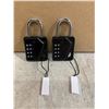 Image 1 : Lot Of 2 Padlocks With Codes