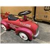 Image 3 : Vintage Metal Fire Engine Ride On Toy - Hook And Ladder