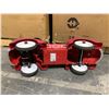 Image 6 : Vintage Metal Fire Engine Ride On Toy - Hook And Ladder