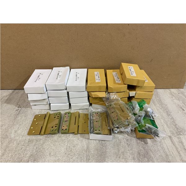 Assortment of 4in Door Hinges - 50+ Pcs