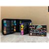 Image 1 : BETEM Dual Tip Acrylic Marker Set - 48 Colors - NEW